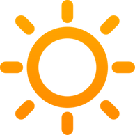 Icon gelbe Sonne
